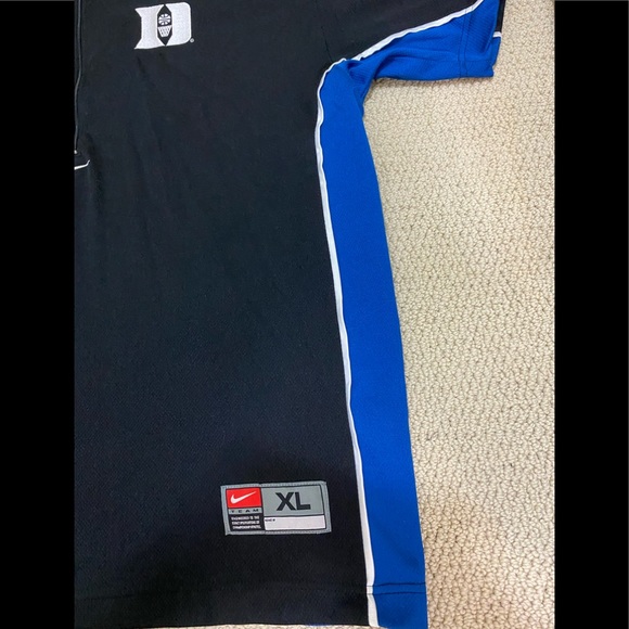 Nike Duke Blue Devils NCAA Basketball Warm Up Jersey Men’s XL Made in Korea - Picture 5 of 9